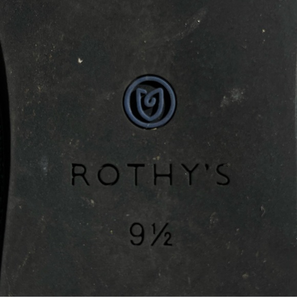 Rothy’s The Loafer Holiday Evergreen Sunburst Gold Flower RARE - Picture 5 of 6